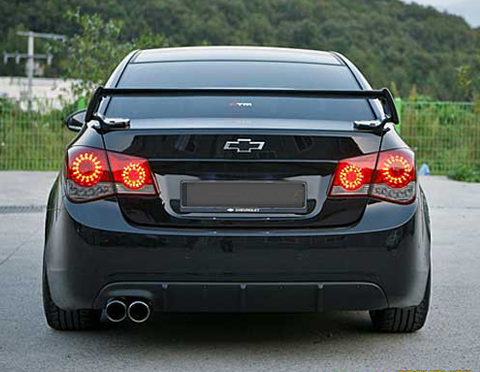 Диффузор Chevrolet Cruze Sedan дорест (ABS)