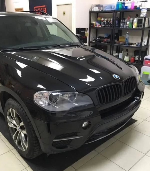 Юбка на передний бампер BMW X5 E53 рест (03-07)