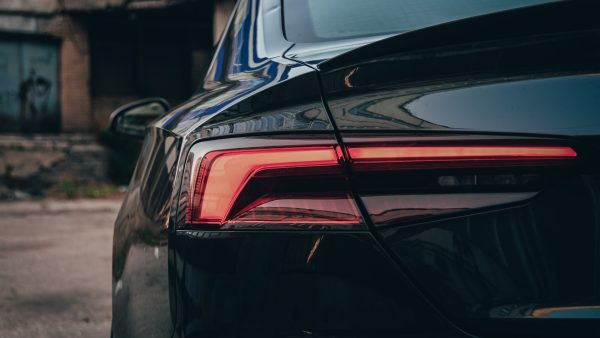 Лип-Спойлер BLACKOUT EDITION (черный глянец) AUDI А5 (кузов F5) 2016-2020